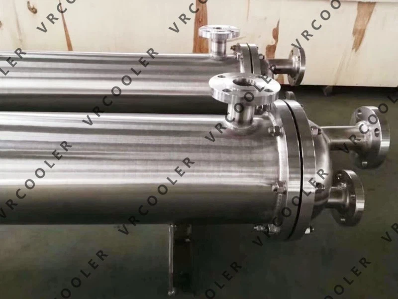 Food-Grade Tubular Cooling System To Cool Down Freshly Cooked Chili Sauces Food-Grade Tubular Cooling System To Cool Down Freshly Cooked Chili Sauces